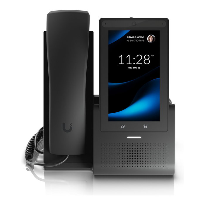 Ubiquiti UniFi Phone G3 Touch Pro UTP-G3-Touch-Pro - Teléfono IP con Pantalla Táctil 5", WiFi, Bluetooth, PoE, 2 Puertos Gigabit, Auricular Inalámbrico y 32 GB