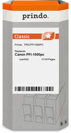 Prindo Cartucho de tinta cian (foto) compatible con Canon PFI-1000pc (0550C001)