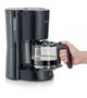 Severin KA 4815 Cafetera, 1000 W, hasta 10 tazas, apagado automático, filtro abatible con antigoteo