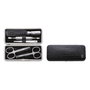 Zwilling Set de Manicura y Pedicura de 5 Piezas con Estuche de Cuero Negro