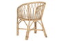 DKD Home Decor Silla Balines Bambú y Ratán Natural 60 x 83 x 58 cm