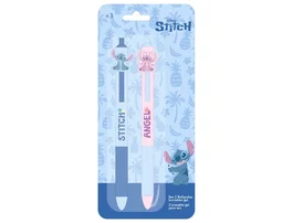 Safta Bolígrafos borrables Stitch stationery blíster de 2 unidades