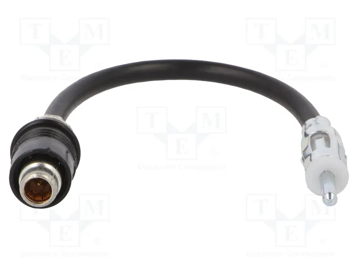 PER.PIC. Cable de antena RG58 de 0,18m con DIN y RAKU II
