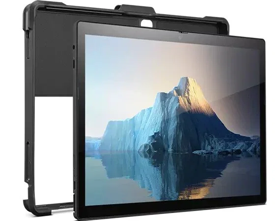 Lenovo 4X41A08251 Funda protectora para Tablet Lenovo ThinkPad X12 Detachable 30.5 cm (12") Negro, portabolígrafo, modo espera, resistente a golpes y rayones