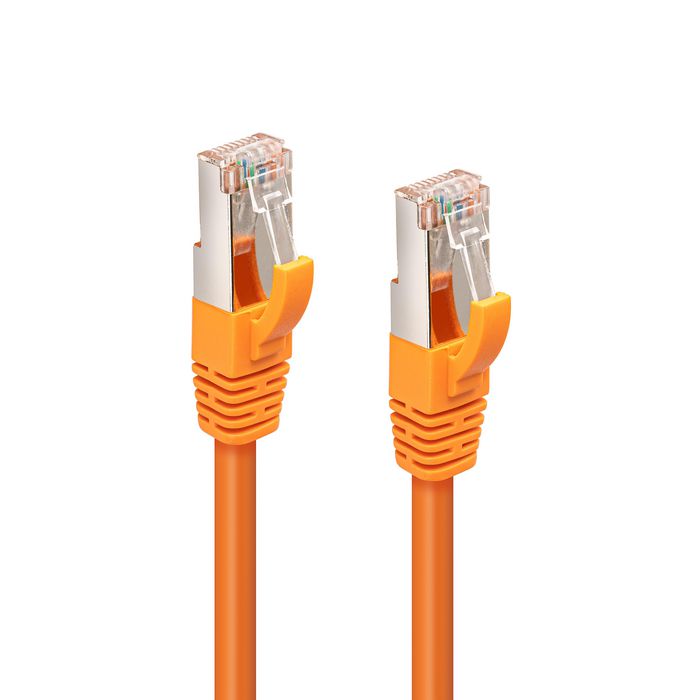 MicroConnect Cable de Parcheo CAT6A S/FTP 30m Naranja LSZH 10Gbit 500Mhz RJ45 50u LSZH