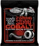 Ernie Ball HV10-62 Juego Eléctrica S. Cobalt 7St. Skinny Top Cuerdas Guitarra