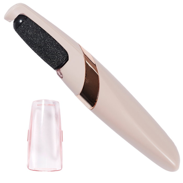 Cosmetic Club Lima Eléctrica para Pies Usb Profesional para Eliminar Callos y Piel Muerta con 2 Cabezales