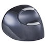 Evoluent Ratón Vertical Ergonómico Inalámbrico D Small para Mano Derecha, 6 Botones Programables, 3200 DPI, Laser, Negro