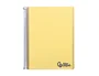 Liderpapel Cuaderno Espiral A7 Micro Wonder Amarillo 100 Hojas Cuadro 5mm