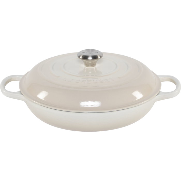 Le Creuset Gourmet Shallow Casserole 30 cm Meringue Le Creuset Gourmet Shallow Casserole 30 cm Meringue