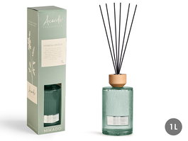 Acorde Mikado Redondo 1000Ml Verbena Drizzle 10.4x42x10.4cm con 10 Varillas (Set de 4)