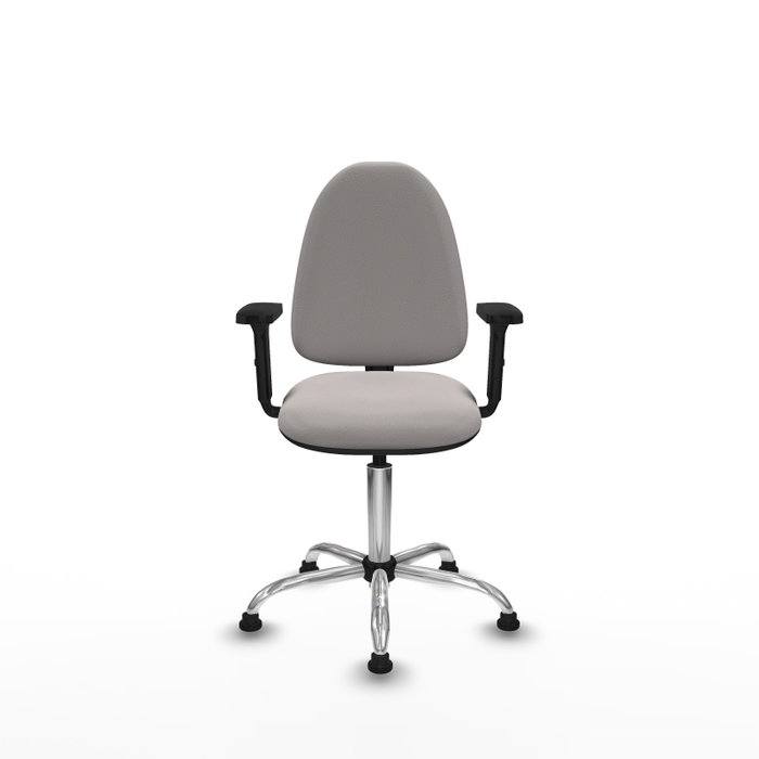 PIQUERAS Y CRESPO Silla de oficina Aýna Blanca con Brazos 2D