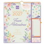 Finocam Calendario de Pared Plus 16 Meses Frases Motivadoras 2026-2027