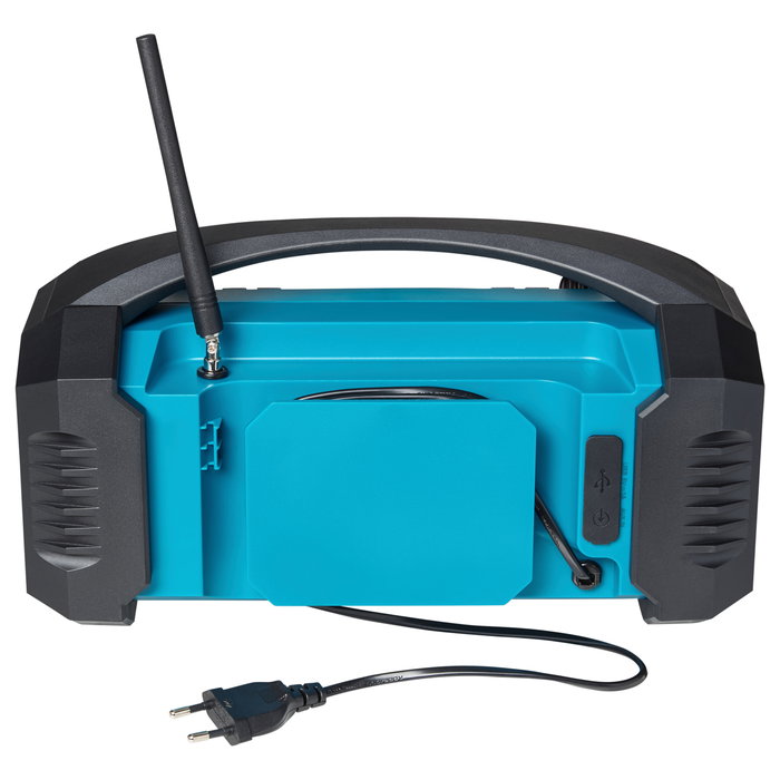 Medion MD 43320 DAB+ Radio de construcción azul/negro