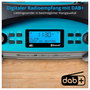 Medion MD 43320 DAB+ Radio de construcción azul/negro