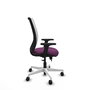PIQUERAS Y CRESPO Silla de oficina Zulema con mecanismo Sincro/Traslack Morado y Blanco