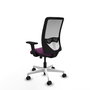 PIQUERAS Y CRESPO Silla de oficina Zulema con mecanismo Sincro/Traslack Morado y Blanco