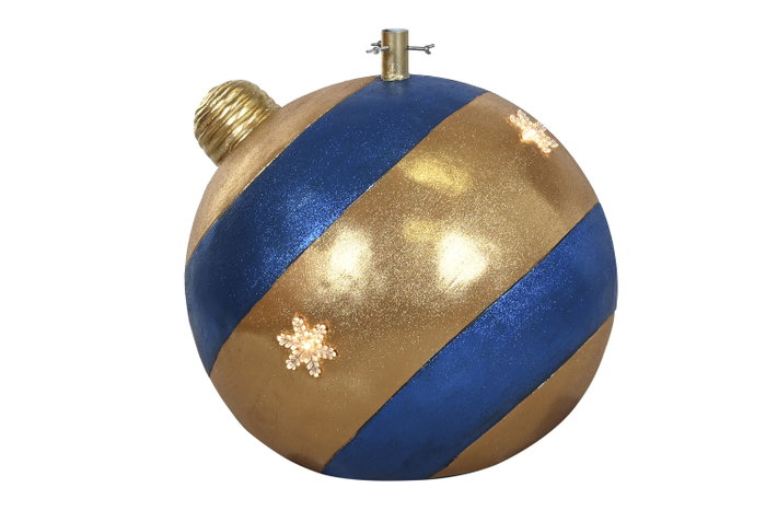 DKD Home Decor Base Árbol LED Magnesia Azul y Dorado con Enchufe EU DKD Home Decor Base Árbol LED Magnesia Azul y Dorado con Enchufe EU