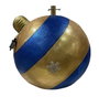 DKD Home Decor Base Árbol LED Magnesia Azul y Dorado con Enchufe EU