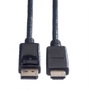 VALUE Cable DisplayPort 1.1 de 2 m Negro