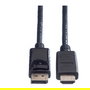 VALUE DP-HDTV2M Cable DisplayPort Macho a Macho 2 Metros Chapado en Oro