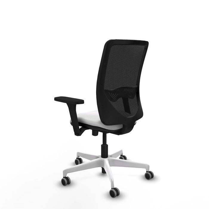 PIQUERAS Y CRESPO Silla de oficina Zulema con mecanismo Sincro/Traslack, Blanco y Negro PIQUERAS Y CRESPO Silla de oficina Zulema con mecanismo Sincro/Traslack, Blanco y Negro