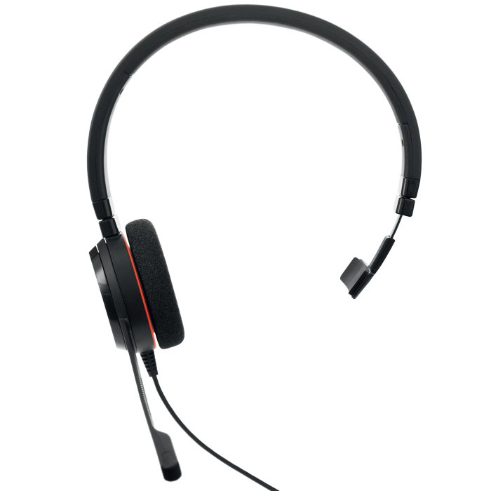 Jabra Evolve 20 Monoaural con Conexión USB Type-C / USB Type-A, Negro