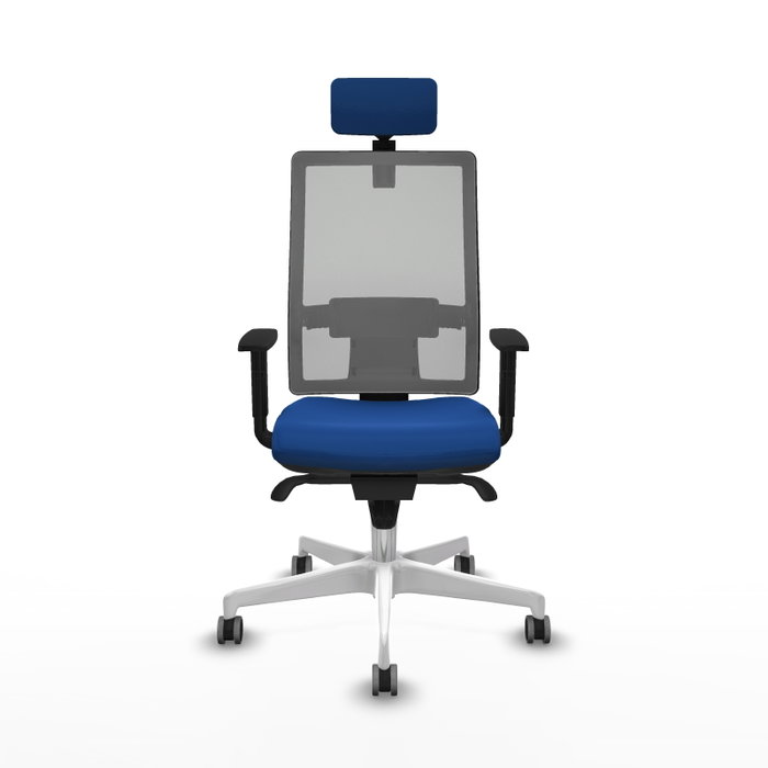 PIQUERAS Y CRESPO Silla de oficina Horna Azul con mecanismo Sincro PIQUERAS Y CRESPO Silla de oficina Horna Azul con mecanismo Sincro