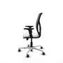 PIQUERAS Y CRESPO Silla de oficina Motilla Sincro/Traslack Blanco y Gris