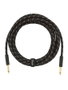 Fender Cable Jack/Jack Deluxe Series Tweed Negro 4.5m