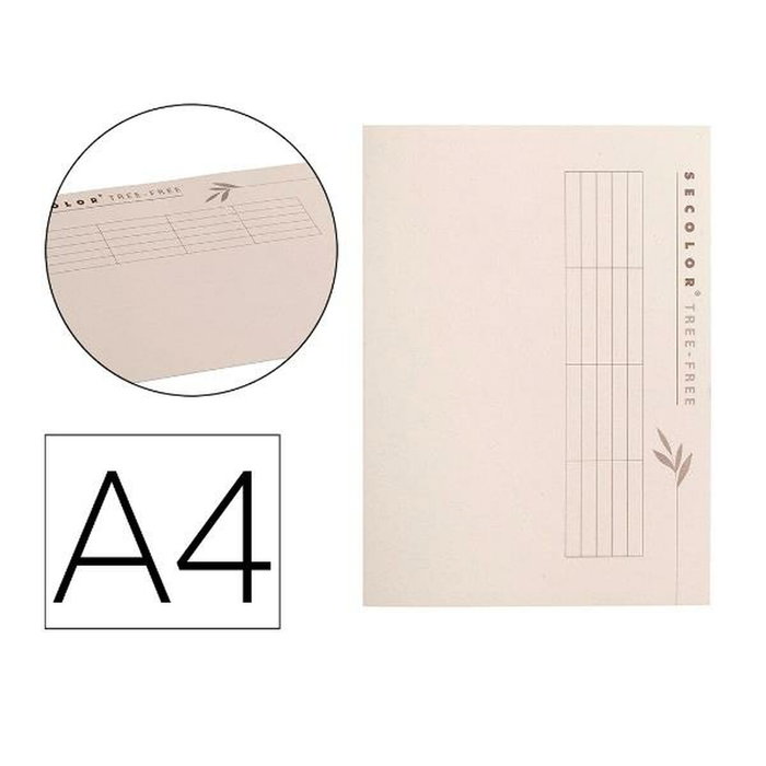 Djois Subcarpeta de Cartulina Ecológica DIN A4 Color Crema Pack de 10 Djois Subcarpeta de Cartulina Ecológica DIN A4 Color Crema Pack de 10