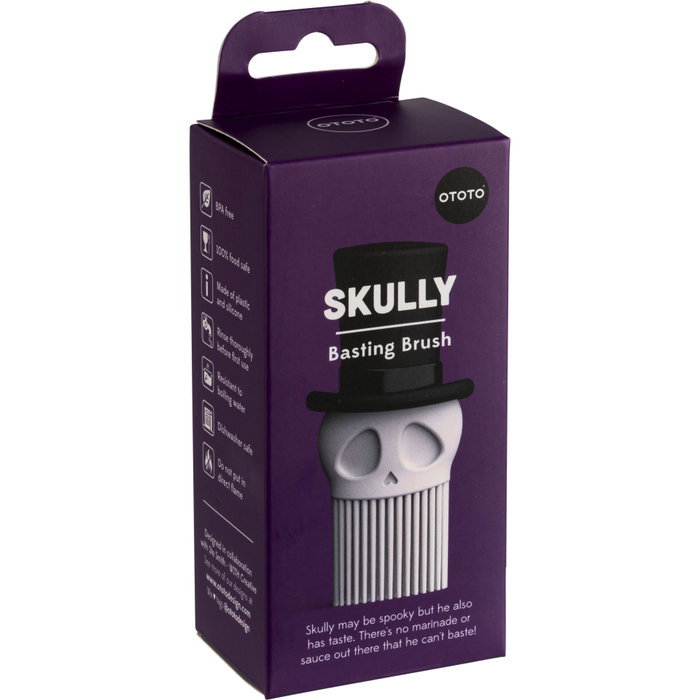 Ototo Skull Brush Pincel de Silicona Black / White