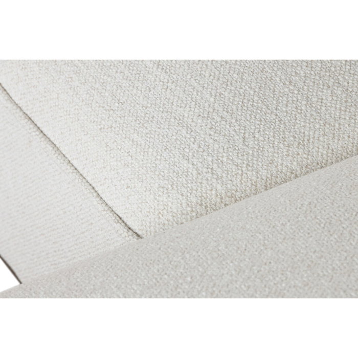DKD Home Decor Sofá de Madera de Hevea y Poliéster Crema 279x171x72