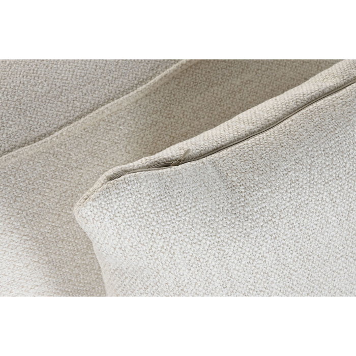 DKD Home Decor Sofá de Madera de Hevea y Poliéster Crema 279x171x72