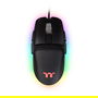 Thermaltake Ratón Gaming Argent M5 RGB Óptico USB 16000 DPI Negro Ambidextro 8 Botones Cable 1.8m 50G 2000Hz