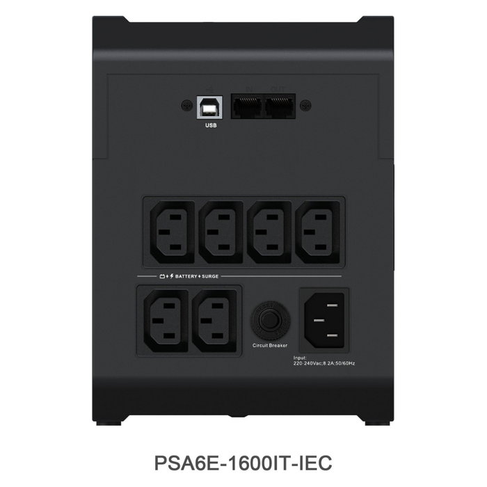 Vertiv PowerUPS 200 Essential 1600VA 925W 6 salidas IEC