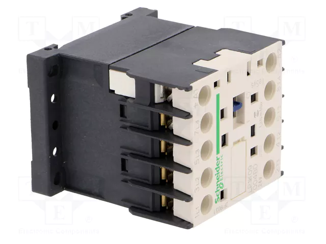 SCHNEIDER ELECTRIC TeSys K LP1K09004BD Contactor 4-polar 9A 24VDC