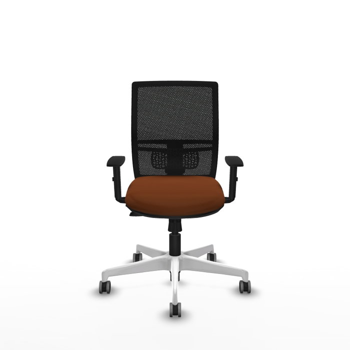 PIQUERAS Y CRESPO Silla de oficina Yunquera con mecanismo Sincro/Traslack, Marrón y Negro PIQUERAS Y CRESPO Silla de oficina Yunquera con mecanismo Sincro/Traslack, Marrón y Negro
