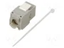 GOOBAY Módulo RJ45 Keystone Cat 6a Gris