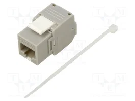 GOOBAY Módulo RJ45 Keystone Cat 6a Gris