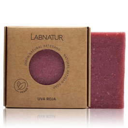LABNATUR BIO Pack de 6 Jabones Naturales Premium de Uva Roja de 100 g