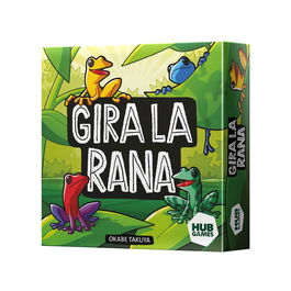 The Creativity Hub Juego de Mesa Gira la Rana - Juego de Mesa Estratégico y Rápido para Niños y Familias a Partir de 6 Años (PEGI 6), 2-4 Jugadores, Duración 15 Minutos, En Español
