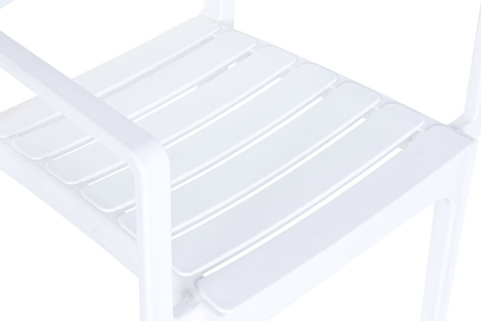 DKD Home Decor Silla Terraza y Jardín Colección Barhotel Apliable Reciclado PP Blanco - 4 Unidades (52x84x57 cm) DKD Home Decor Silla Terraza y Jardín Colección Barhotel Apliable Reciclado PP Blanco - 4 Unidades (52x84x57 cm)