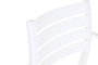 DKD Home Decor Silla Terraza y Jardín Colección Barhotel Apliable Reciclado PP Blanco - 4 Unidades (52x84x57 cm)