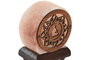 DKD Home Decor Lámpara Sobremesa Árabe Sal Himalaya Acacia Rosa Marrón 9 x 5.5 x 10.5 cm