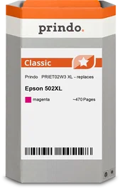 Prindo Classic XL Cartucho de tinta magenta compatible con Epson 502XL