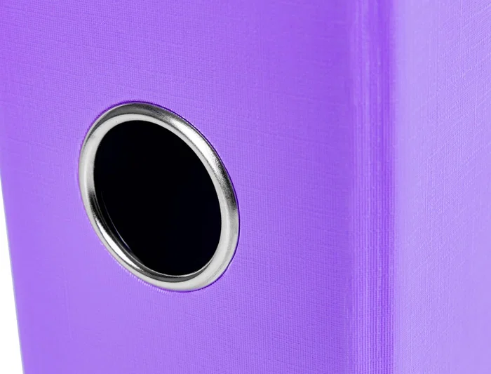 Liderpapel Archivador de Palanca Folio Documenta 75 mm Lila con Rado y Compresor Metálico