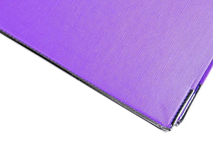 Liderpapel Archivador de Palanca Folio Documenta 75 mm Lila con Rado y Compresor Metálico