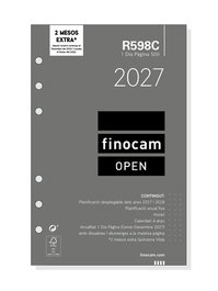 FINOCAM Recambio de Agenda Anual 2027 Catalán R598C OPEN 500