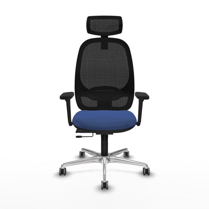PIQUERAS Y CRESPO Silla de oficina Cilanco con mecanismo Sincro/Traslack Azul marino PIQUERAS Y CRESPO Silla de oficina Cilanco con mecanismo Sincro/Traslack Azul marino